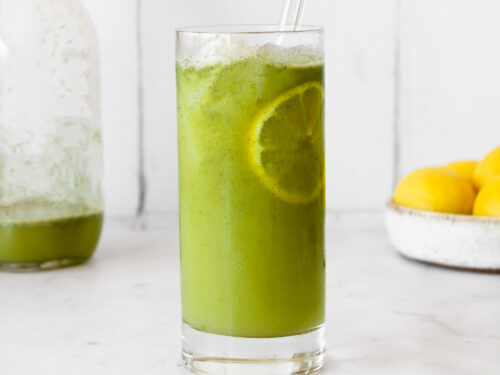 Lemone and mint juice