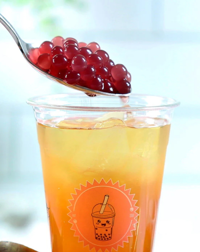 Rasberry  Popping Boba