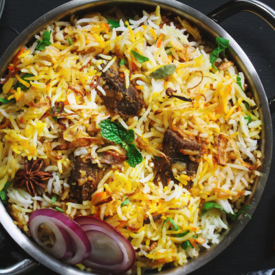 HYDRABADI MUTTON BIRIYANI