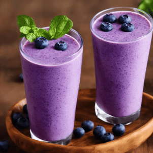  Blueberry Shake 