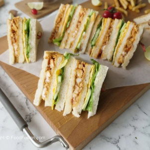 Club Sandwich Chicken Tikka