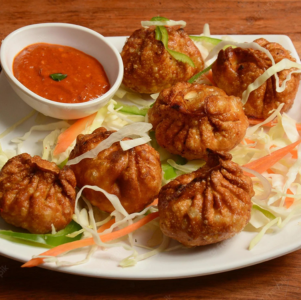 Chicken Momos Fried