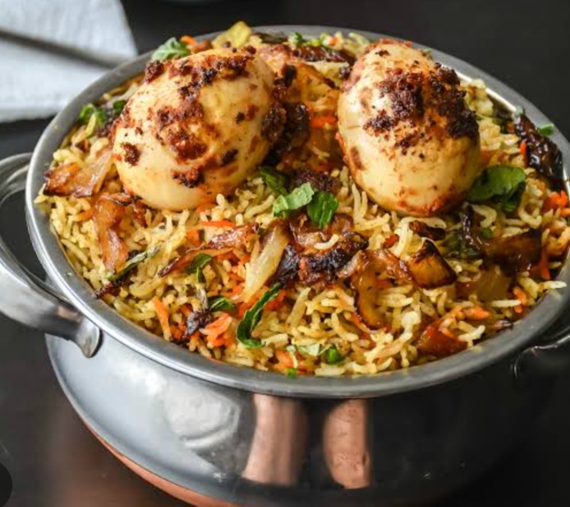 Bawachi Egg Biryani 