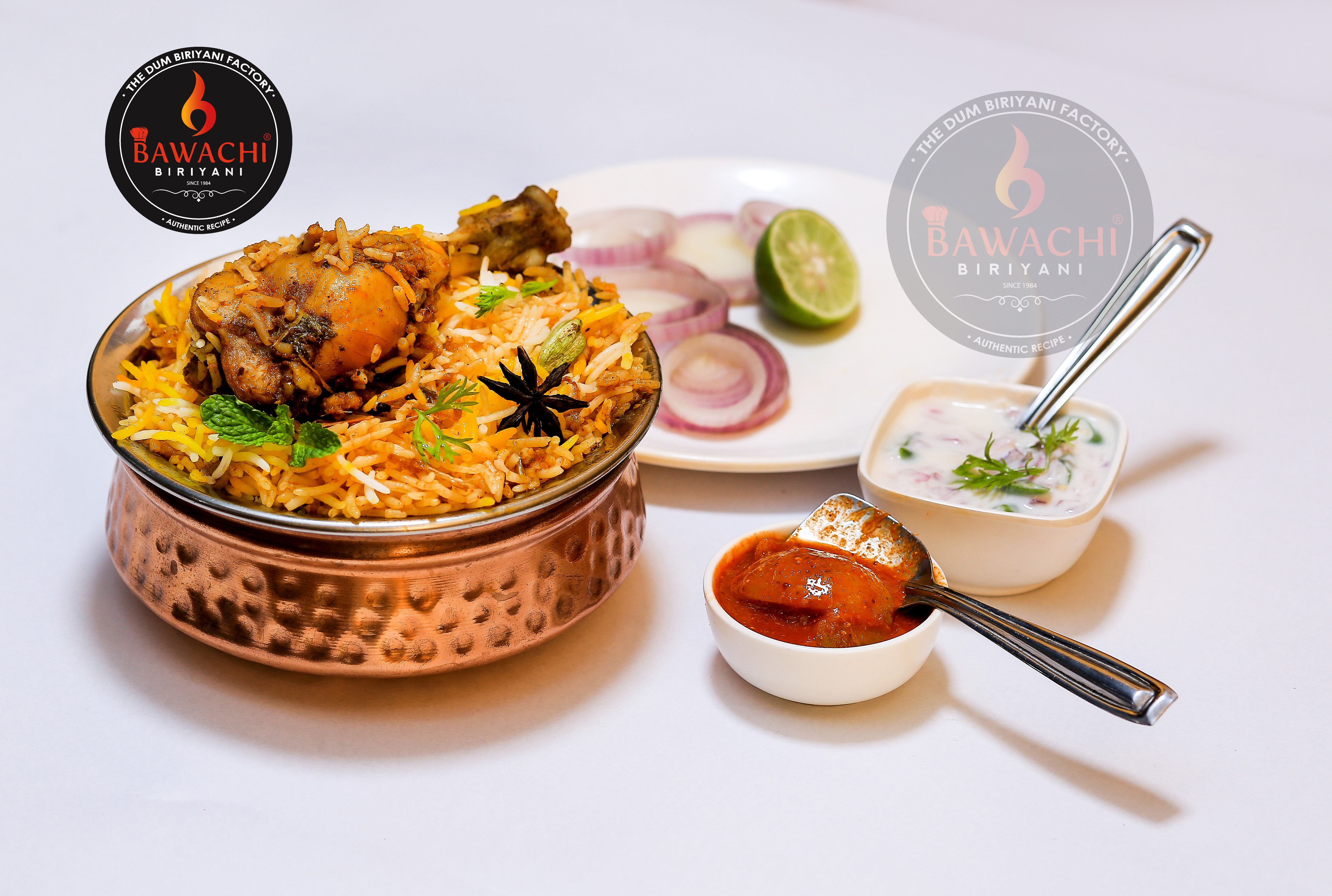 Bawachi Chicken Dum Biryani