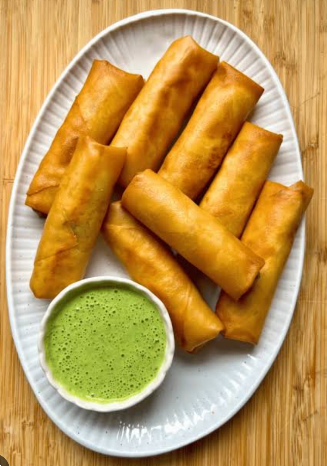 Chicken Spring Roll Plate