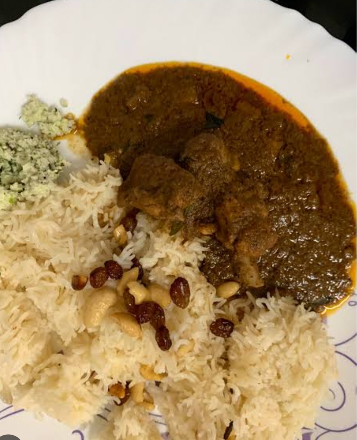 നെയ്‌ച്ചോർ ബീഫ് കറി കോമ്പോ 